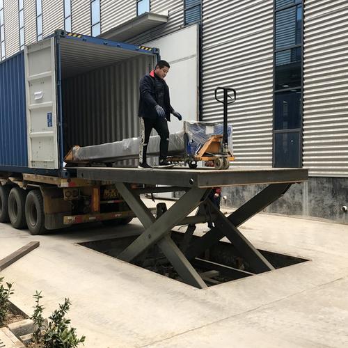 厂家直销固定剪叉式升降机 电动液压升降货梯 工厂仓库上下货物升降